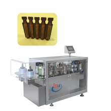Automatic plastic ampoule liquid filling and seasling machine for plastic vial bliter liquid packing 0.3ml